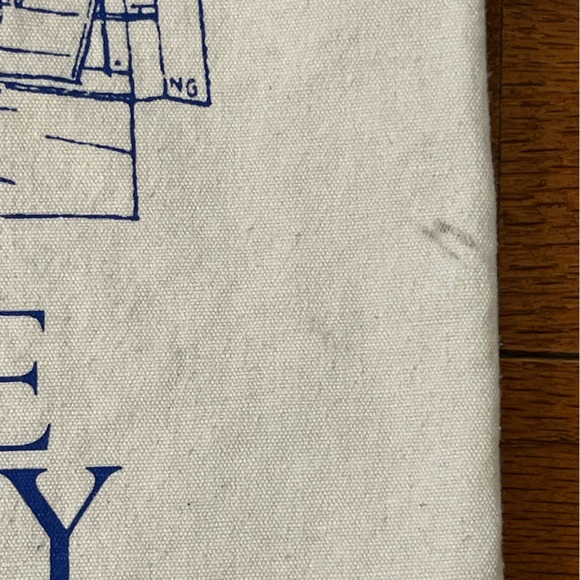 Shakespeare And Company Paris Canvas Tote Bag With Interior Zipper Pocket Unisex - Picture 4 of 6